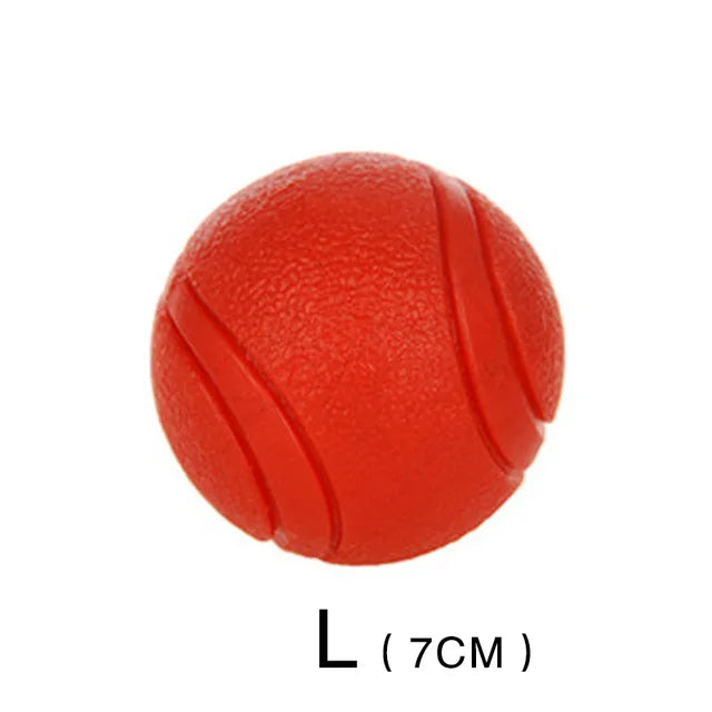 Pelota de Goma Maciza Irrompible para Perros — Resistente y Segura