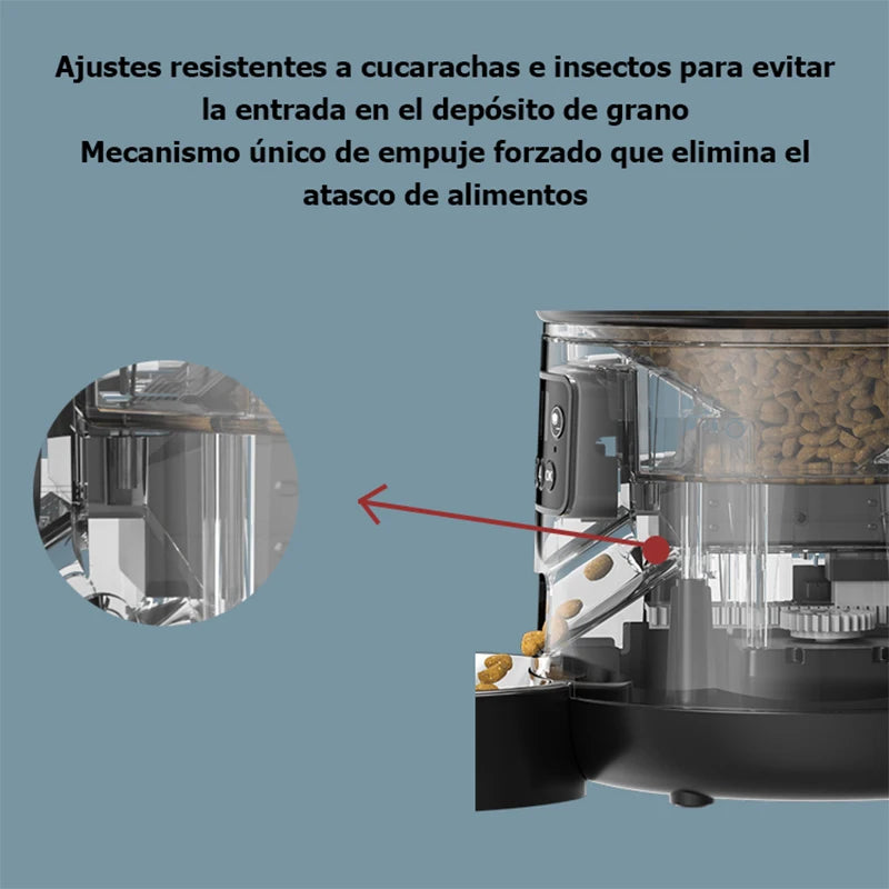 Comedero Automático Programable 4L con Pantalla LCD — Perros y Gatos
