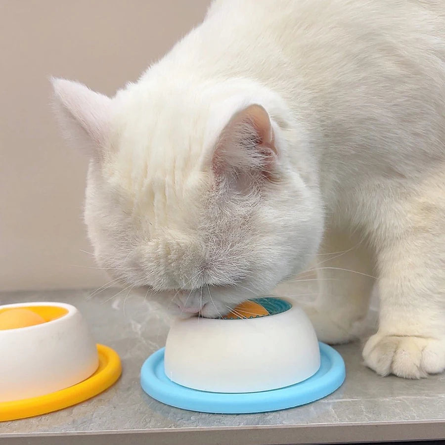 Juguete Lameador Interactivo para Perros y Gatos — Dispensador de Premios
