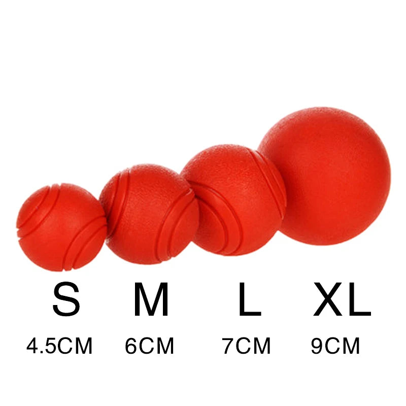 Pelota de Goma Maciza Irrompible para Perros — Resistente y Segura